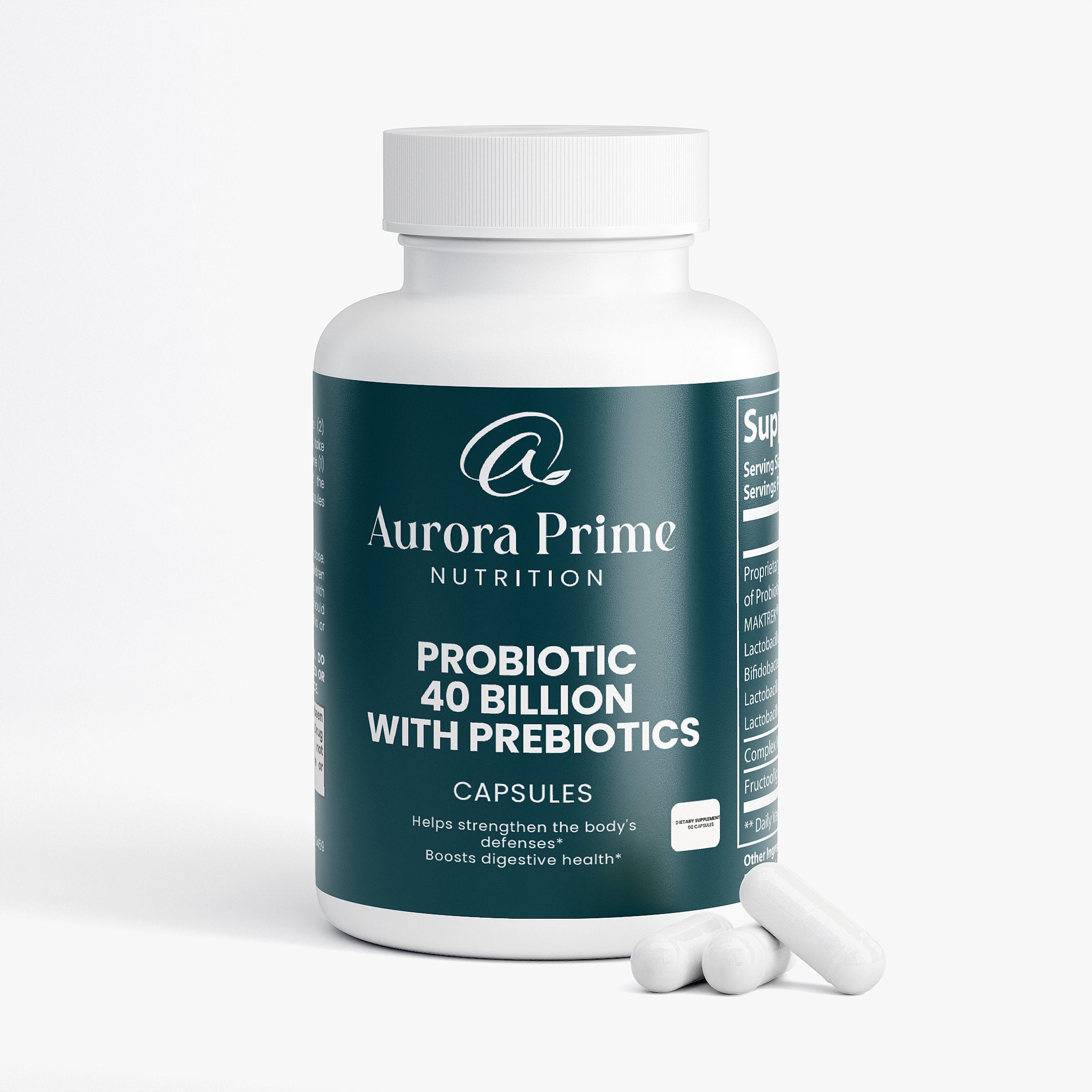 Probiotic 40 Billion with Prebiotics